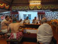 Sharadiya  Navaratri 2020  Day 8 (24.10.2020) – Karla – Samuhik Chandika Homa  performed on behalf of Yajamana-s